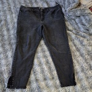 Wit & Wisdom 🖤 Dark Gray Skinny Jeans (657)